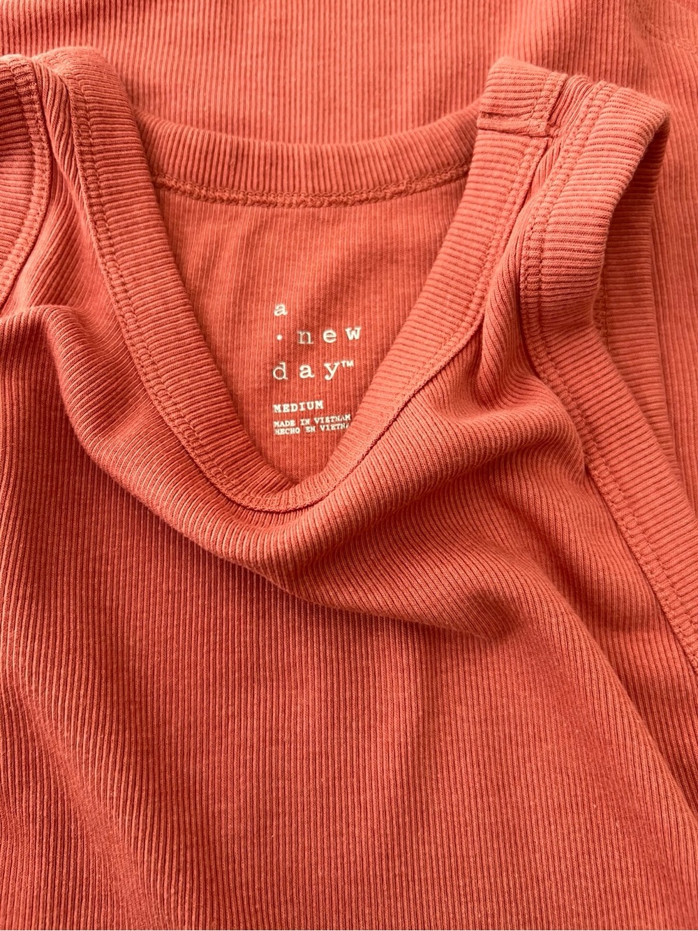 Women's Ribbed Racerback Tank Top - Picture 6 of 7
